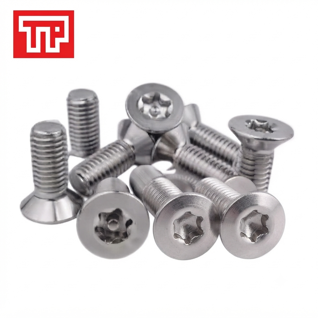 Bu lông hoa thị có tâm đầu bằng Inox 304